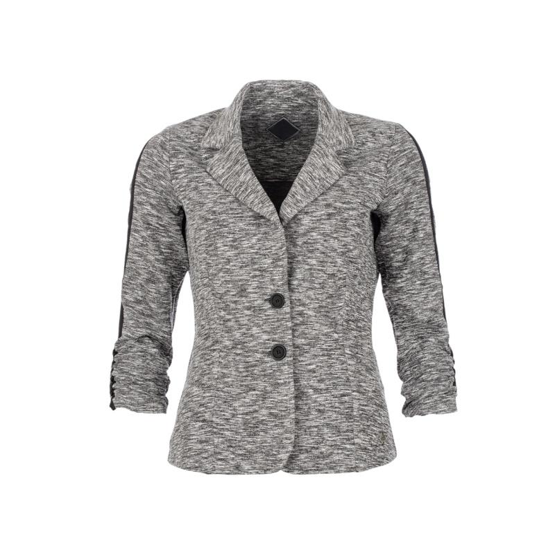 Fold Over Collar Plain Blazers